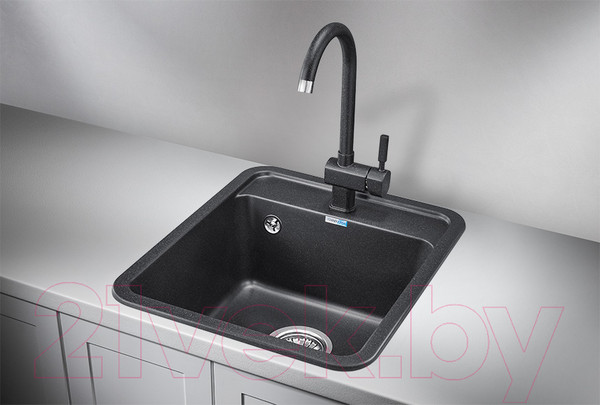 Изображение товара Мойка кухонная GRANULA ST-4202 (черный)