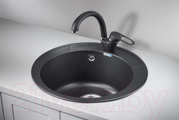 Изображение товара Мойка кухонная GRANULA ST-4802 (черный)