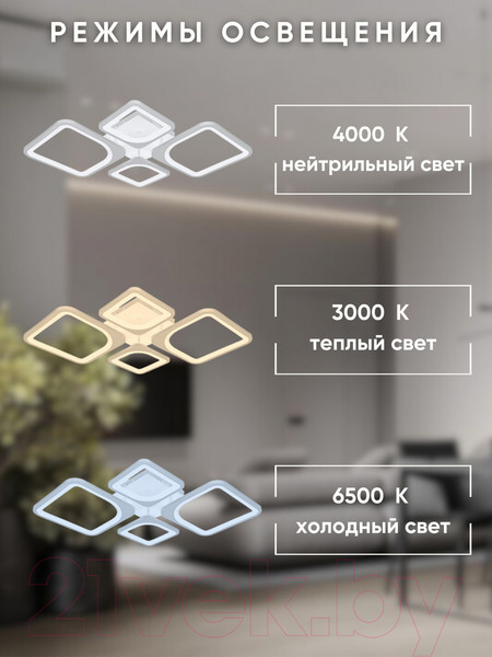 Изображение товара Потолочный светильник Aitin-Pro MX30015/2+2 (белый)