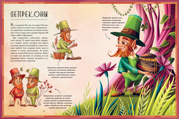 Изображение товара Энциклопедия АСТ Энциклопедия волшебных существ, твердая обложка (Ланг Анна, Орси Теа)