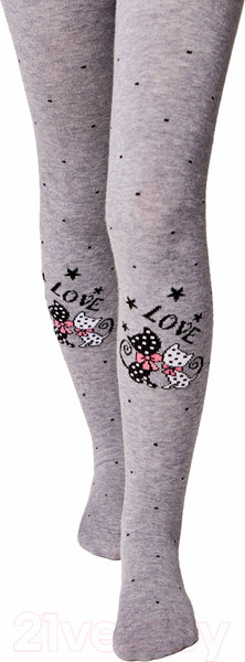Изображение товара Колготки детские Брестские School 3280 рис.1010 (р.128-134, серый меланж)