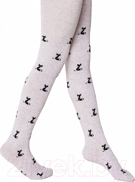 Изображение товара Колготки детские Брестские School 3280 рис.1013 (р.140-146, светло-серый меланж)