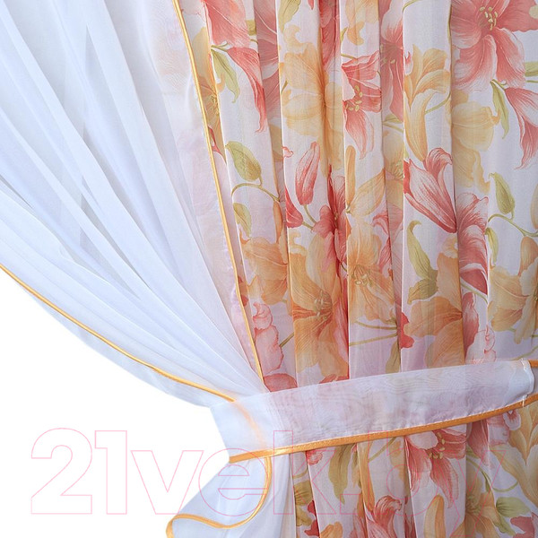 Изображение товара Штора Nivasan Сильвия 400x180 / SL.c-1 (розовый)