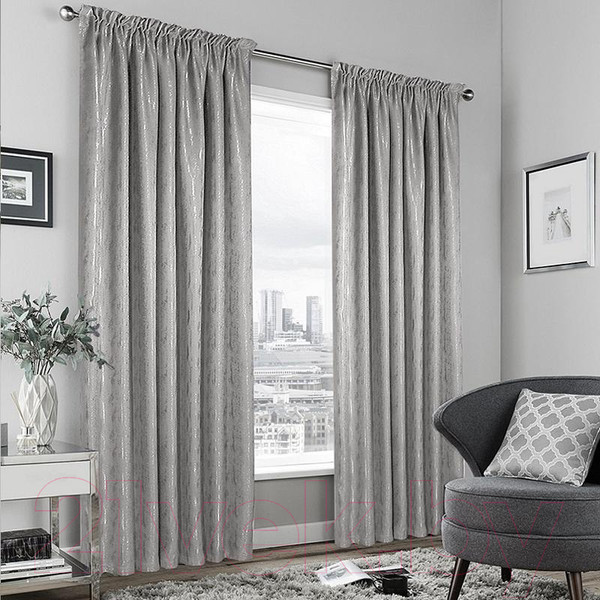 Изображение товара Комплект штор Nivasan Модерн-11 на ленте 150x270 / Hg.Md-11 (серый)