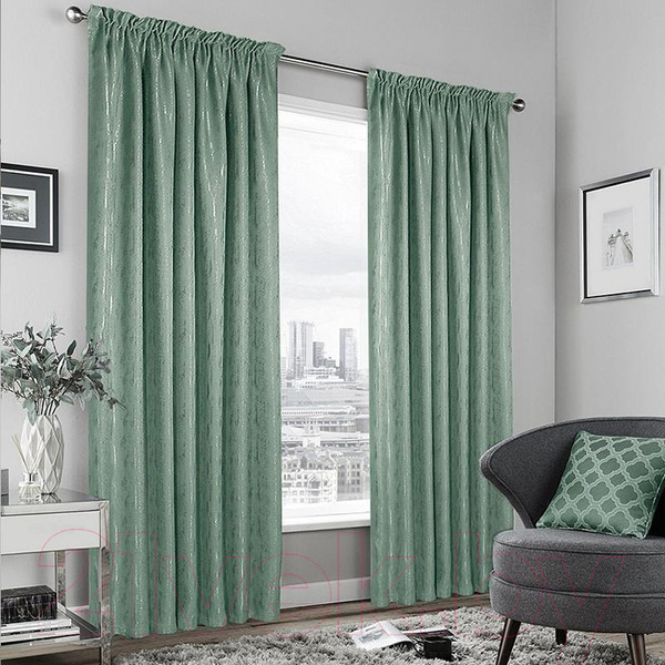 Изображение товара Комплект штор Nivasan Модерн-13 на ленте 150x270 / Hg.Md-13 (мята)