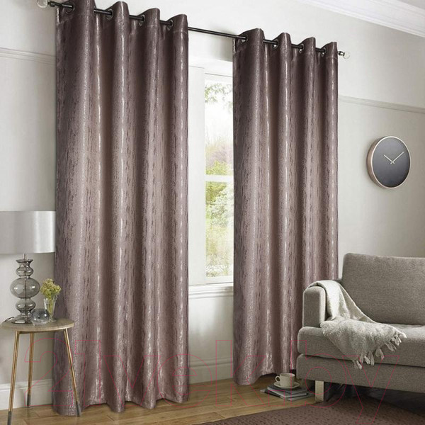 Изображение товара Комплект штор Nivasan Модерн-6 на люверсах 150x260 / Hg.Md.L-6 (кофейный)