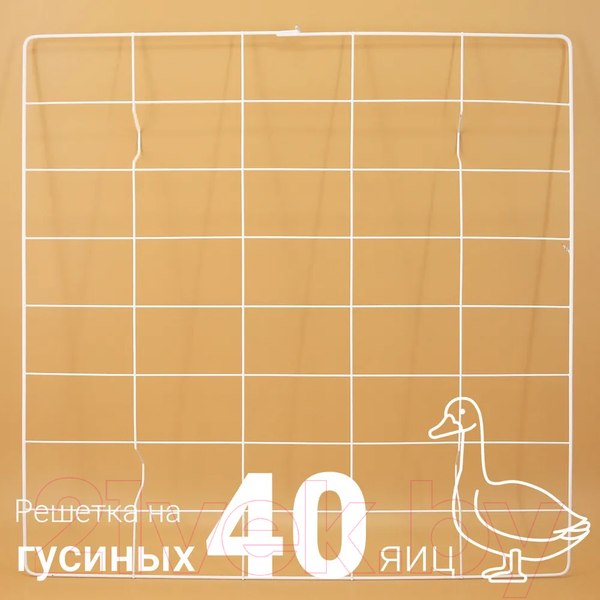 Изображение товара Решетка для инкубатора Несушка На 77 яиц БИ-2 slkin60 Гусиная 40 ячеек №12