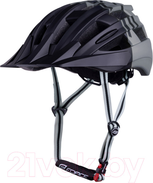 Изображение товара Защитный шлем FORCE Corella MTB / 902978-F (L/XL, черный/серый)