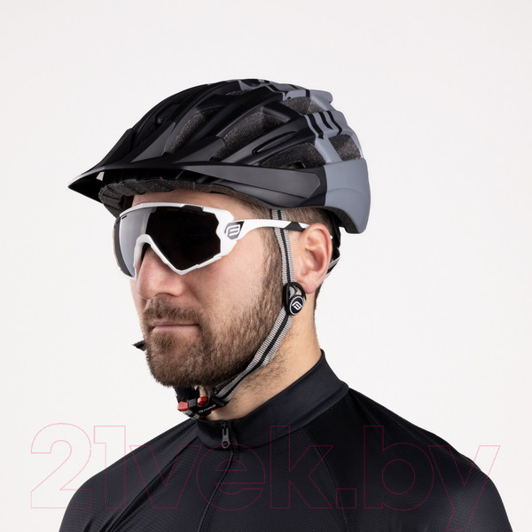 Изображение товара Защитный шлем FORCE Corella MTB / 902978-F (L/XL, черный/серый)