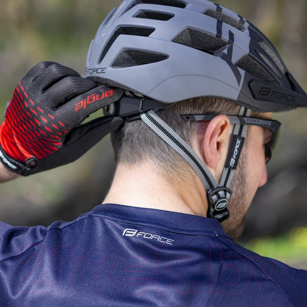Изображение товара Защитный шлем FORCE Corella MTB / 902978-F (L/XL, черный/серый)