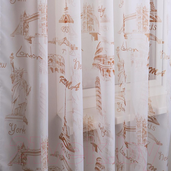 Изображение товара Гардина Nivasan Сити 200x250 / H1.C-1 (бежевый)