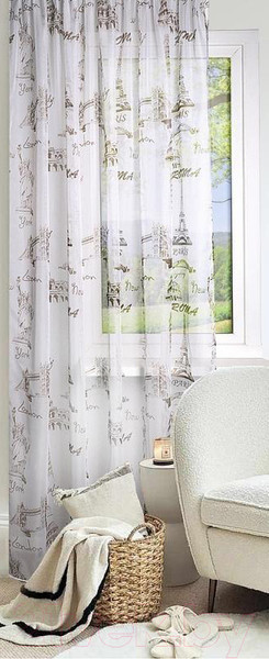 Изображение товара Гардина Nivasan Сити 200x250 / H1.C-2 (серый)