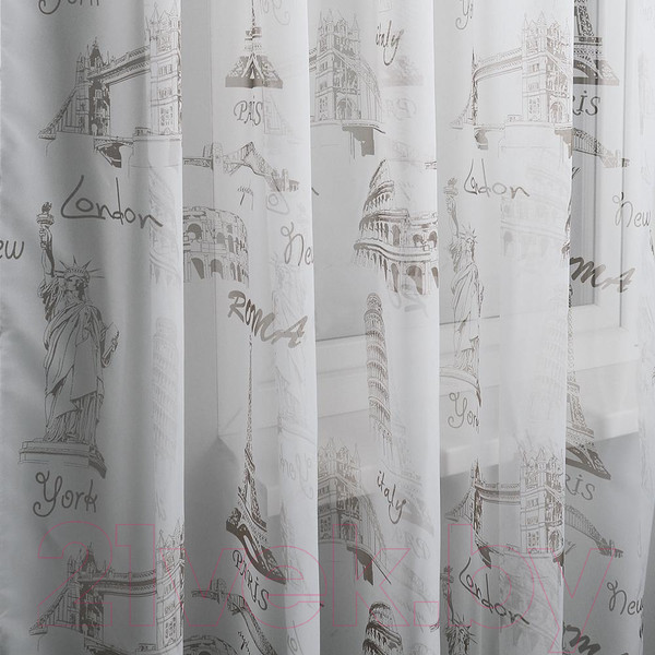 Изображение товара Гардина Nivasan Сити 200x250 / H1.C-2 (серый)