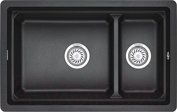 Изображение товара Мойка кухонная GRANULA KS-7304 (черный)