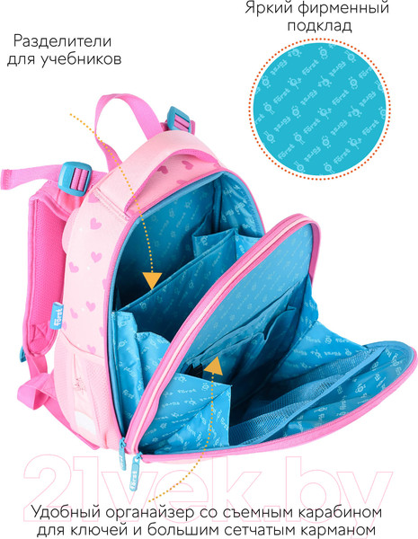 Изображение товара Школьный рюкзак Forst F-Top. Black owl / FT-RY-010603