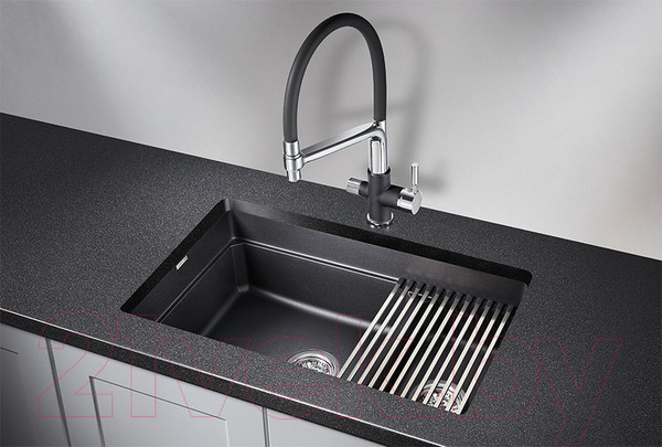 Изображение товара Мойка кухонная GRANULA KS-7304 (шварц)