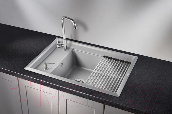 Изображение товара Мойка кухонная GRANULA KS-7305 (алюминиум)