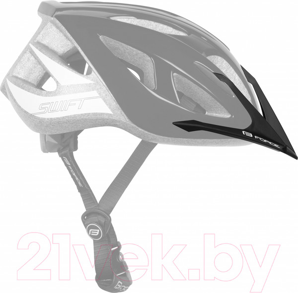 Изображение товара Защитный шлем FORCE Swift / 902895-F (L/XL, черный)