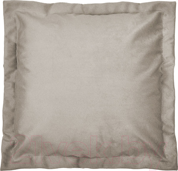 Изображение товара Подушка декоративная Сонум Эвита 45x45 (с кантом, какао)