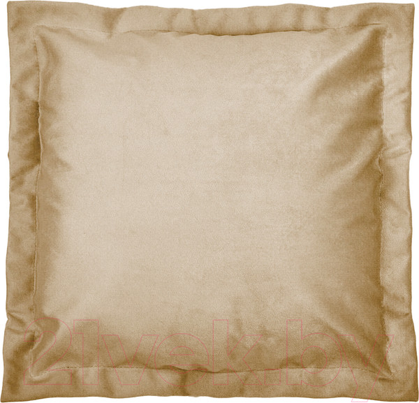 Изображение товара Подушка декоративная Сонум Эвита 45x45 (с кантом, горчичный)