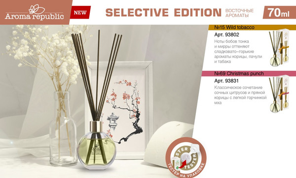 Изображение товара Аромадиффузор Aroma Republic Christmas Punch №69 / 93831 (70мл)