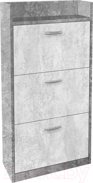 Изображение товара Тумба для обуви Артём-Мебель СН-100.07 (бетон спаркс лайт/бетон спаркс)