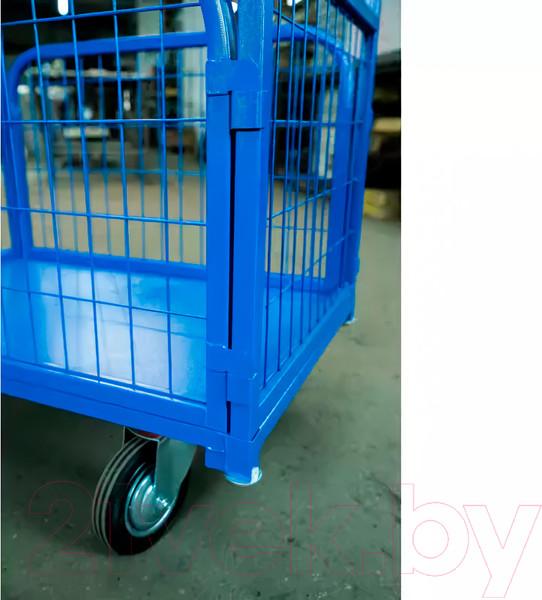 Изображение товара Тележка платформенная TOR ТП-2С 600x900 с бортами / 1012414 (колеса 160мм)