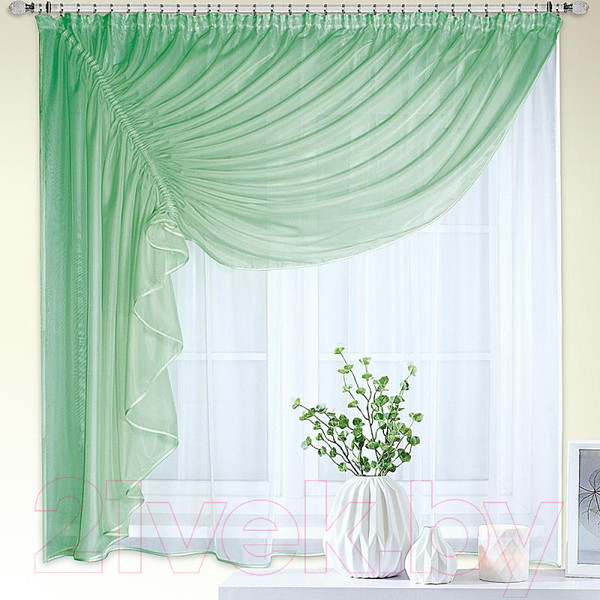 Изображение товара Гардина Nivasan Ромео 280x170 левая / RM (бутылочный)