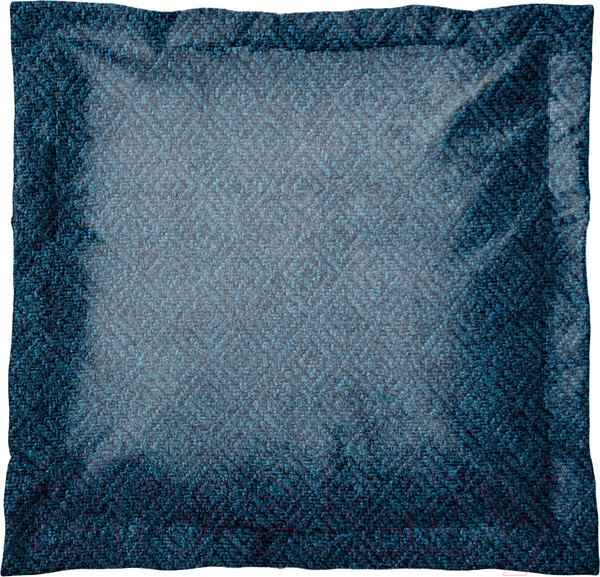Изображение товара Подушка декоративная Сонум Рогожка 45x45 (с кантом, деним)