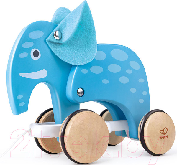 Изображение товара Игрушка-каталка Hape Зверики Слоник / E0916_HP