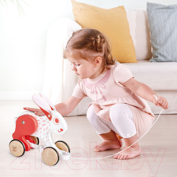 Изображение товара Игрушка-каталка Hape Зверики Зайчонок / E0918_HP