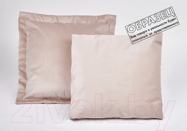 Изображение товара Подушка декоративная Сонум Тедди 45x45 (с кантом, розовый)