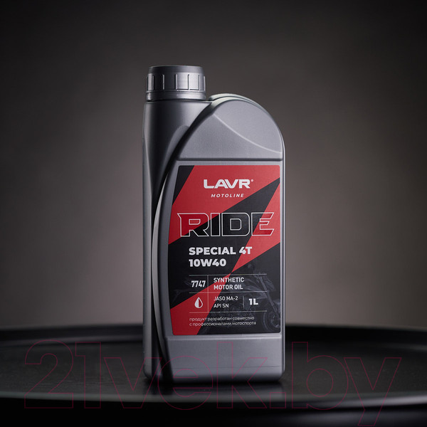 Изображение товара Моторное масло Lavr Moto Ride Special 4Т 10W40 SN / Ln7747 (1л)