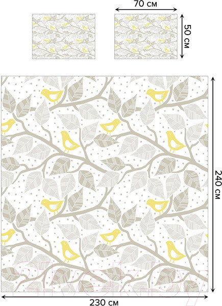 Изображение товара Набор текстиля для спальни Ambesonne micbed_13571_c10-230x240