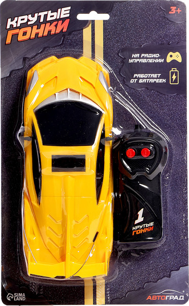 Изображение товара Радиоуправляемая игрушка Автоград Суперкар / 7648504 (желтый)