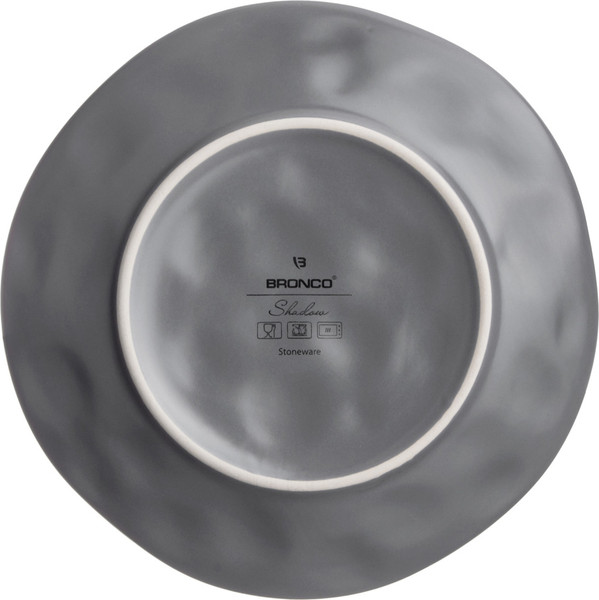 Изображение товара Тарелка столовая обеденная Bronco Shadow / 577-185 (серый)