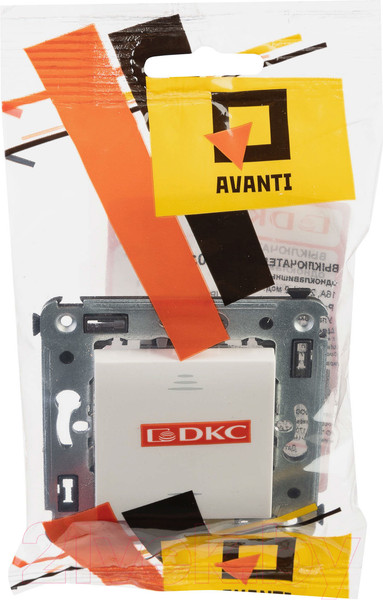 Изображение товара Выключатель DKC Avanti 4400103 (белое облако)