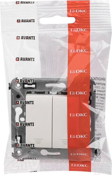 Изображение товара Выключатель DKC Avanti 4400154 (белое облако)