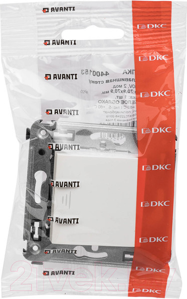 Изображение товара Выключатель DKC Avanti 4400153 (белое облако)