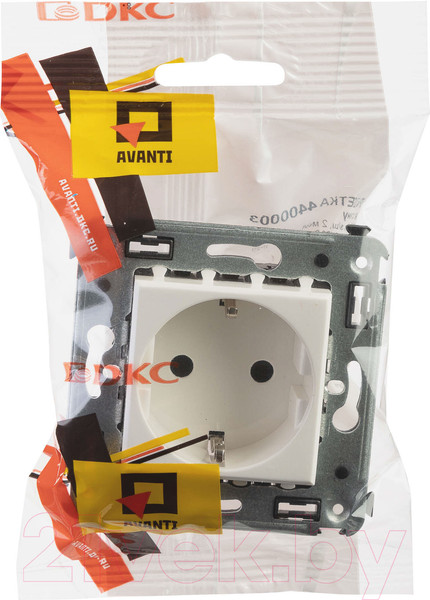 Изображение товара Розетка DKC Avanti 4400003 (белое облако)