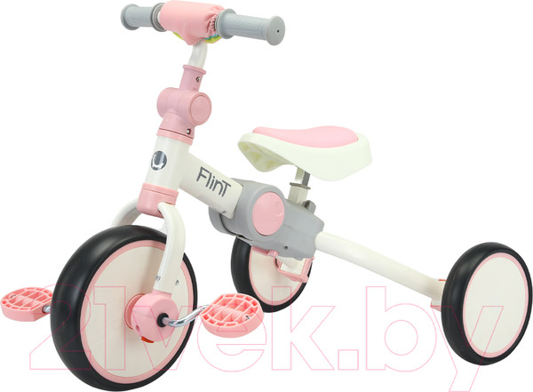 Изображение товара Беговел Bubago Flint / BG-F-109-4 (белый/розовый)