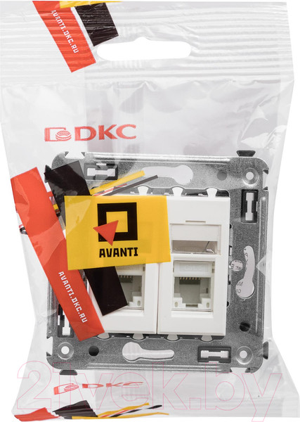 Изображение товара Розетка DKC Avanti RJ-45 / 4400464 (белое облако)
