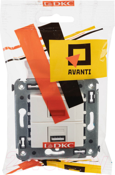 Изображение товара Розетка DKC Avanti 4400543 (белое облако)