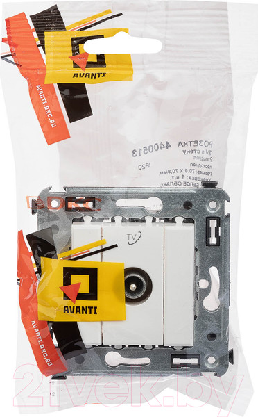 Изображение товара Розетка DKC Avanti 4400513 (белое облако)