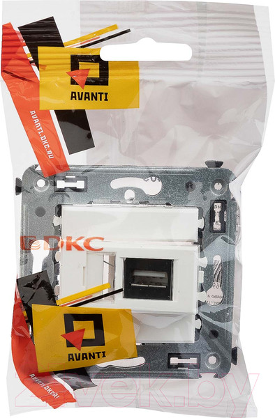 Изображение товара Розетка DKC Avanti 4400403 (белое облако)