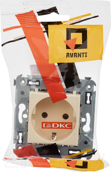 Изображение товара Розетка DKC Avanti 4405003 (ванильная дымка)