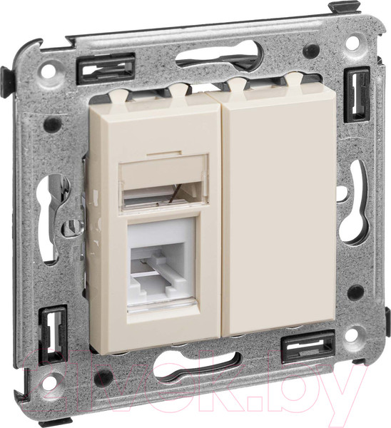 Изображение товара Розетка DKC Avanti RJ-12 / 4405313 (ванильная дымка)