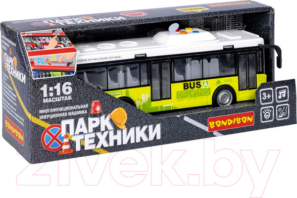 Изображение товара Автобус игрушечный Bondibon Парк техники / ВВ5938
