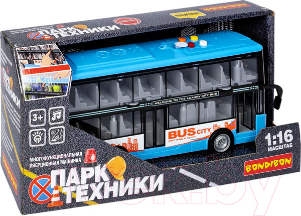 Изображение товара Автобус игрушечный Bondibon Парк техники / ВВ5940