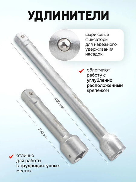 Изображение товара Набор головок слесарных Forsage F-8151-9
